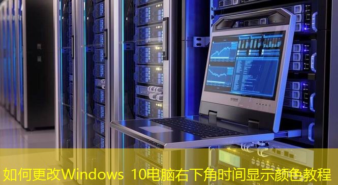 如何更改Windows 10电脑右下角时间显示颜色教程
