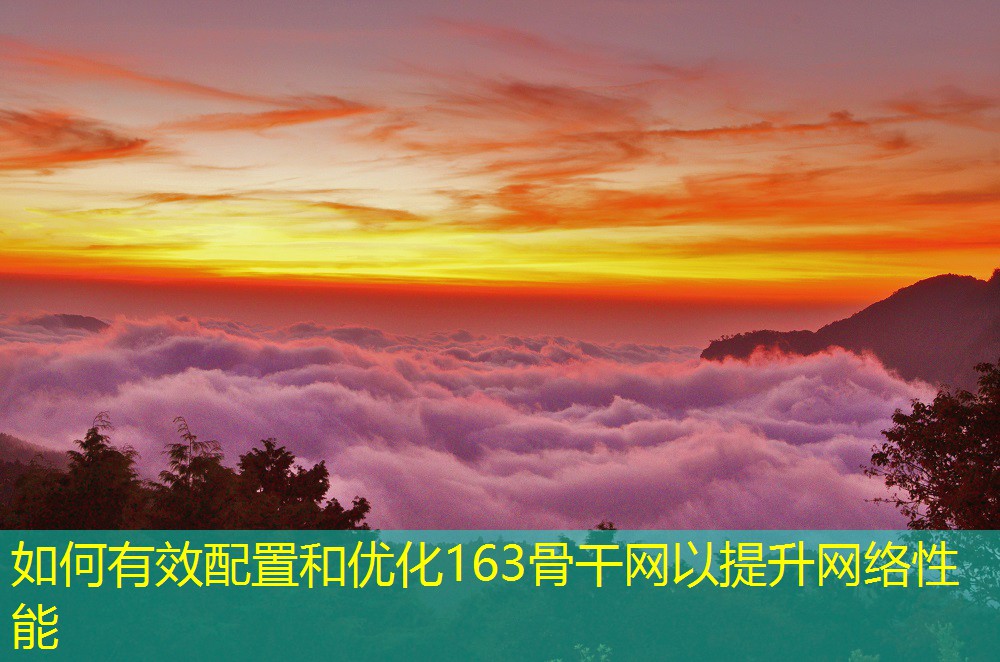 如何有效配置和优化163骨干网以提升网络性能