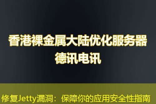 修复Jetty漏洞:保障你的应用安全性指南 修复Jetty漏洞:保障你的应用安全性指南