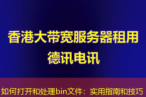 如何打开和处理bin文件:实用指南和技巧 如何打开和处理bin文件:实用指南和技巧