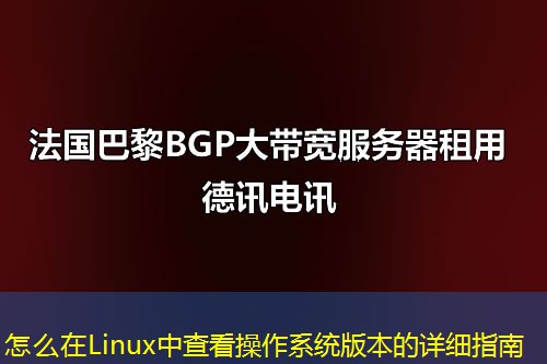 怎么在Linux中查看操作系统版本的详细指南
