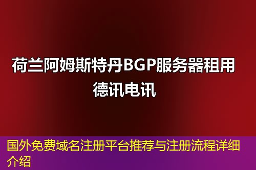 国外免费域名注册平台推荐与注册流程详细介绍