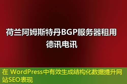 在 WordPress中有效生成结构化数据提升网站SEO表现