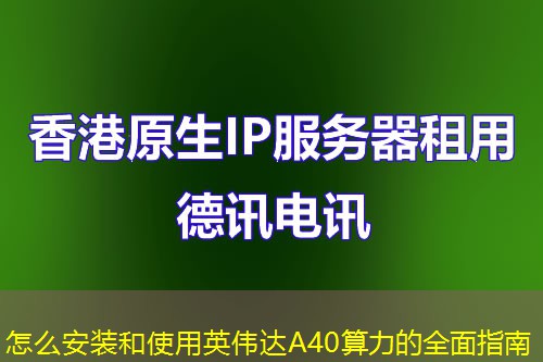 怎么安装和使用英伟达A40算力的全面指南