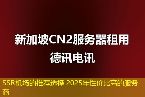 SSR机场的推荐选择 2025年性价比高的服务商 SSR机场的推荐选择 2025年性价比高的服务商