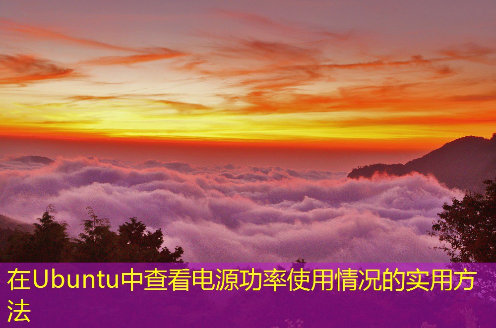在Ubuntu中查看电源功率使用情况的实用方法 在Ubuntu中查看电源功率使用情况的实用方法