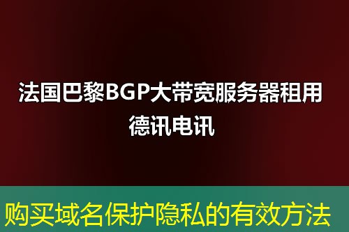 购买域名保护隐私的有效方法