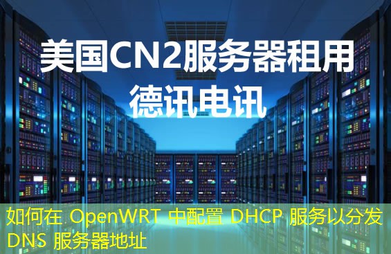 如何在 OpenWRT 中配置 DHCP 服务以分发 DNS 服务器地址