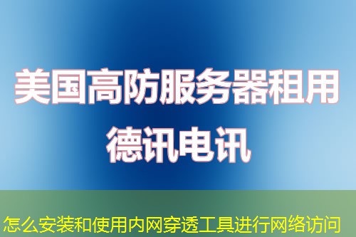 怎么安装和使用内网穿透工具进行网络访问