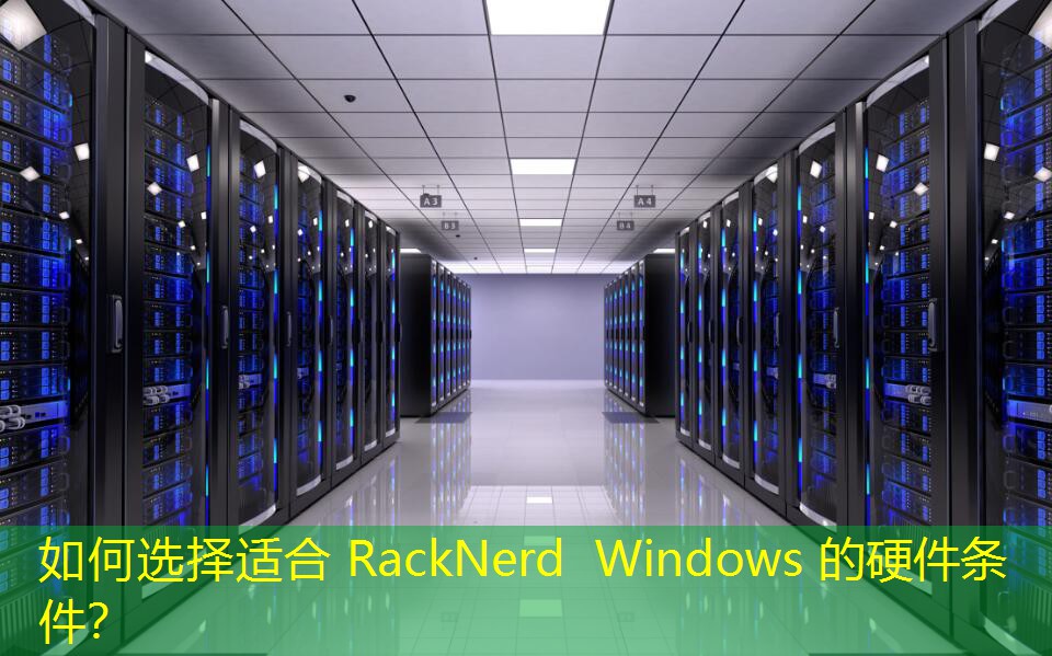 如何选择适合 RackNerd Windows 的硬件条件？
