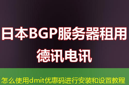 怎么使用dmit优惠码进行安装和设置教程
