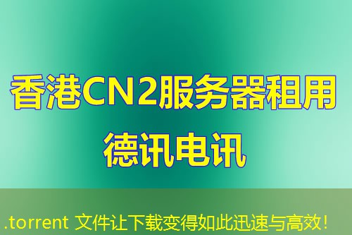 .torrent 文件让下载变得如此迅速与高效！