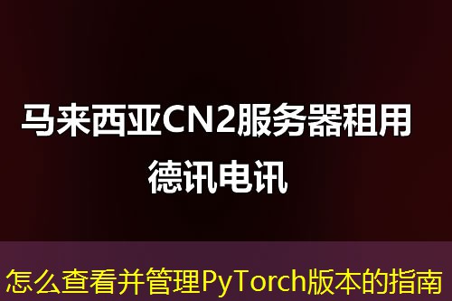 怎么查看并管理PyTorch版本的指南