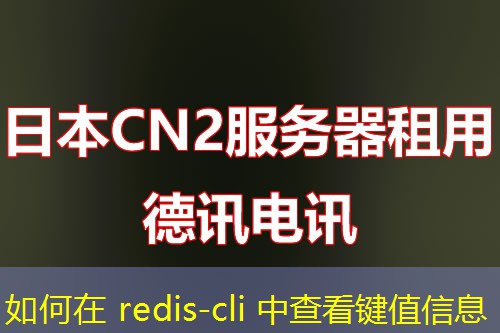 如何在 redis-cli 中查看键值信息