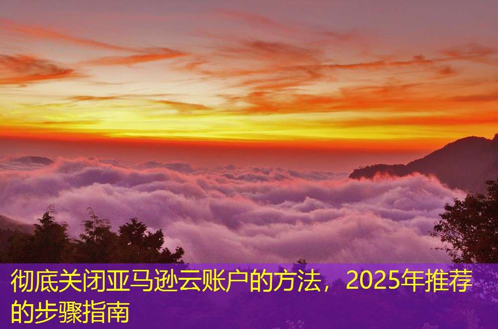 彻底关闭亚马逊云账户的方法，2025年推荐的步骤指南