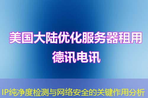 IP纯净度检测与网络安全的关键作用分析