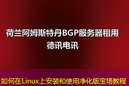如何在Linux上安装和使用净化版宝塔教程