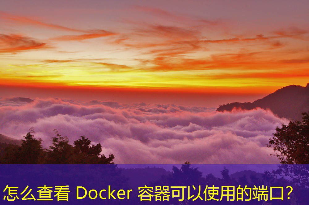 怎么查看 Docker 容器可以使用的端口？