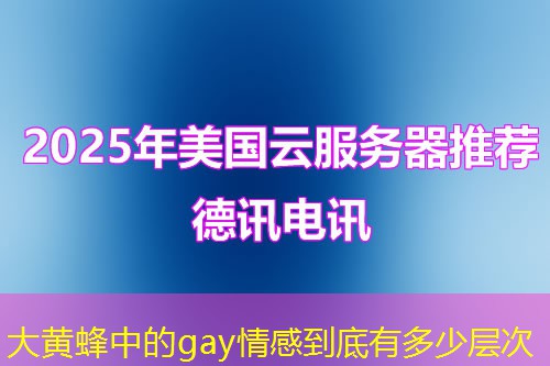 大黄蜂中的gay情感到底有多少层次