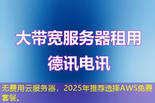 无费用云服务器，2025年推荐选择AWS免费套餐。