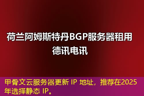 甲骨文云服务器更新 IP 地址，推荐在2025年选择静态 IP。