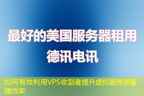 如何有效利用VPS收割者提升虚拟服务器管理效率