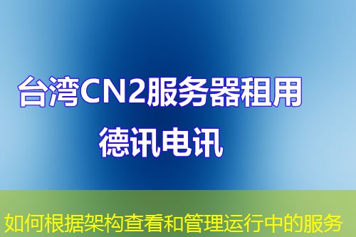 如何根据架构查看和管理运行中的服务