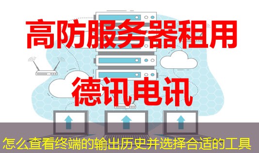怎么查看终端的输出历史并选择合适的工具
