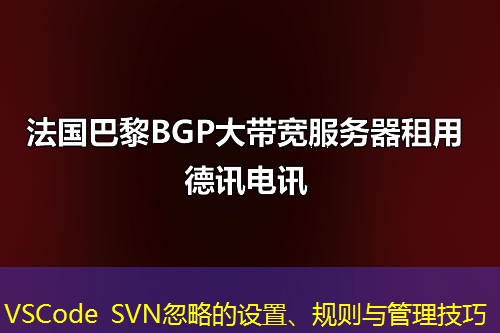 VSCode SVN忽略的设置、规则与管理技巧